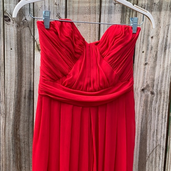 Badgley Mischka Faye Chiffon Gown NWOT - Picture 6 of 8